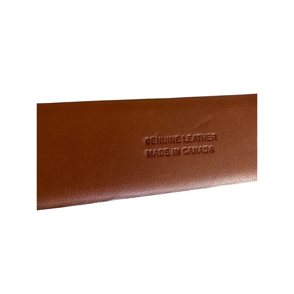 Fullum & Holt Mens Genuine Leather Belt Brown‎ Size 38